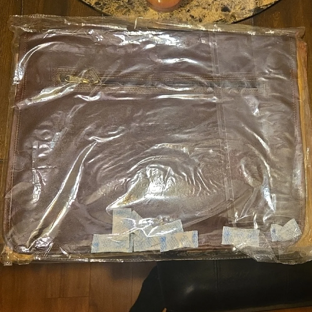 Cuero Brown Leather Briefcase for Men - Picture 4 of 4